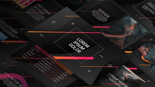 Presentation-template-Lava lamp