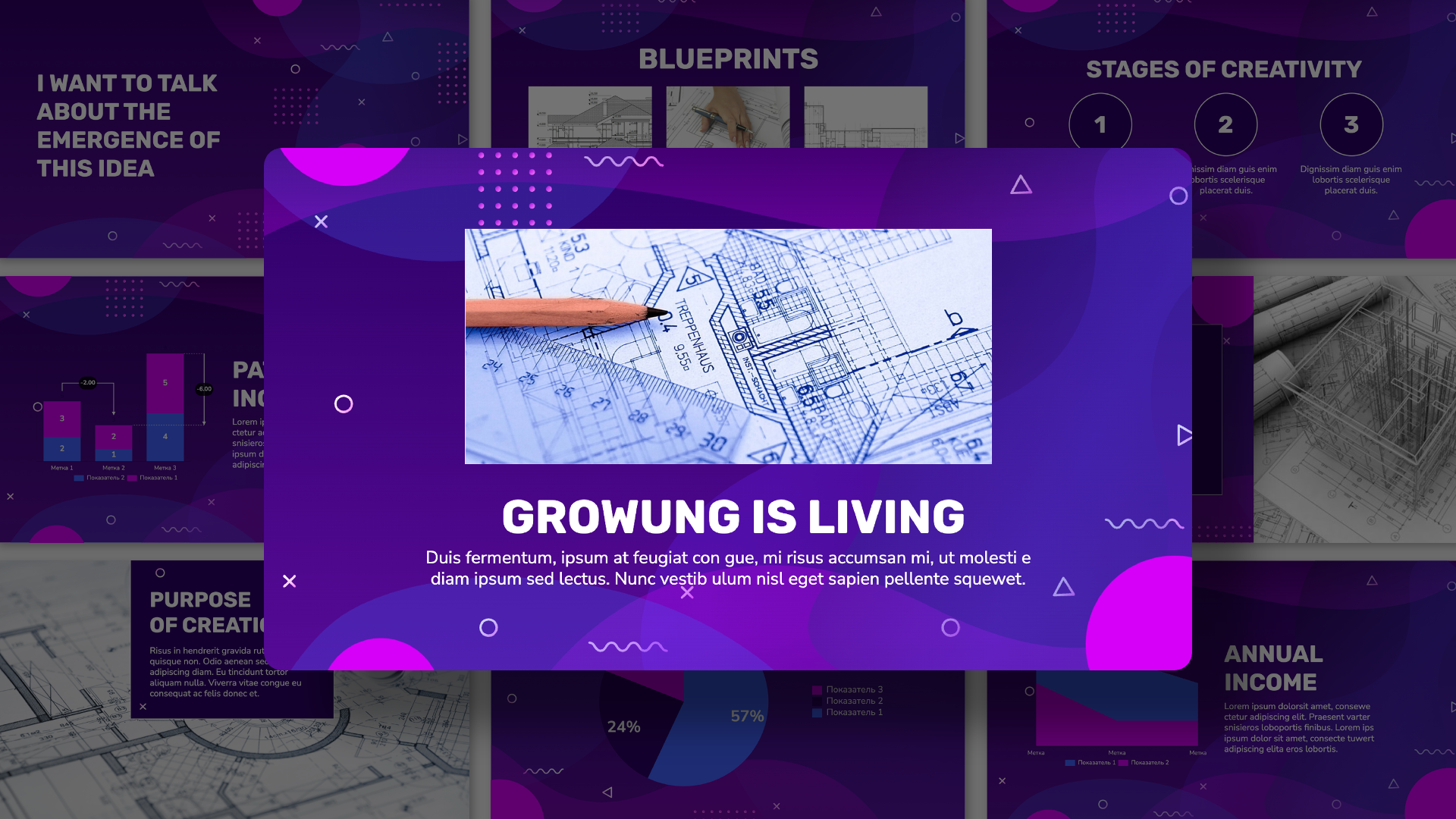 Presentation-template-Bubble