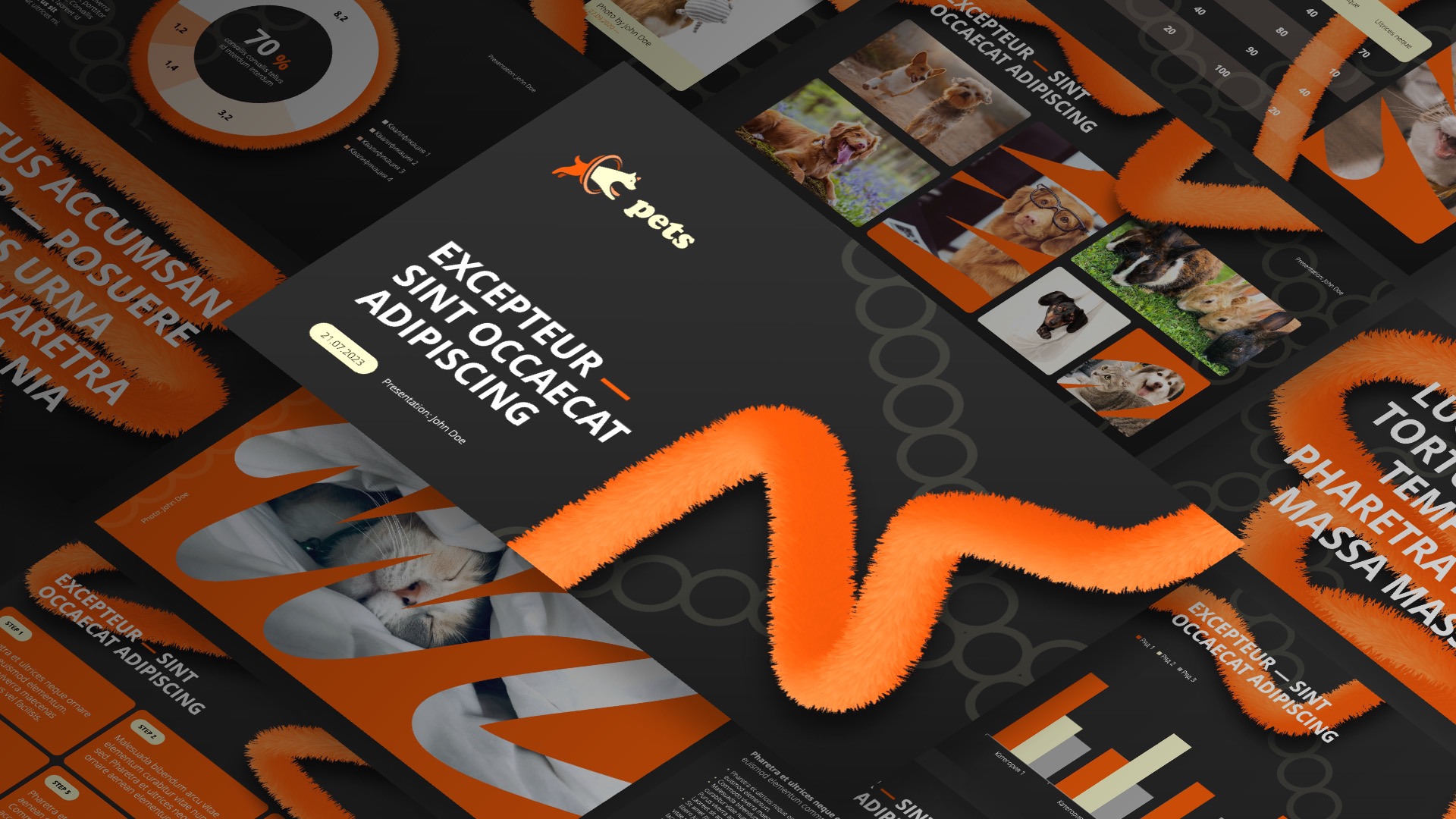 Presentation-template-Monsters template