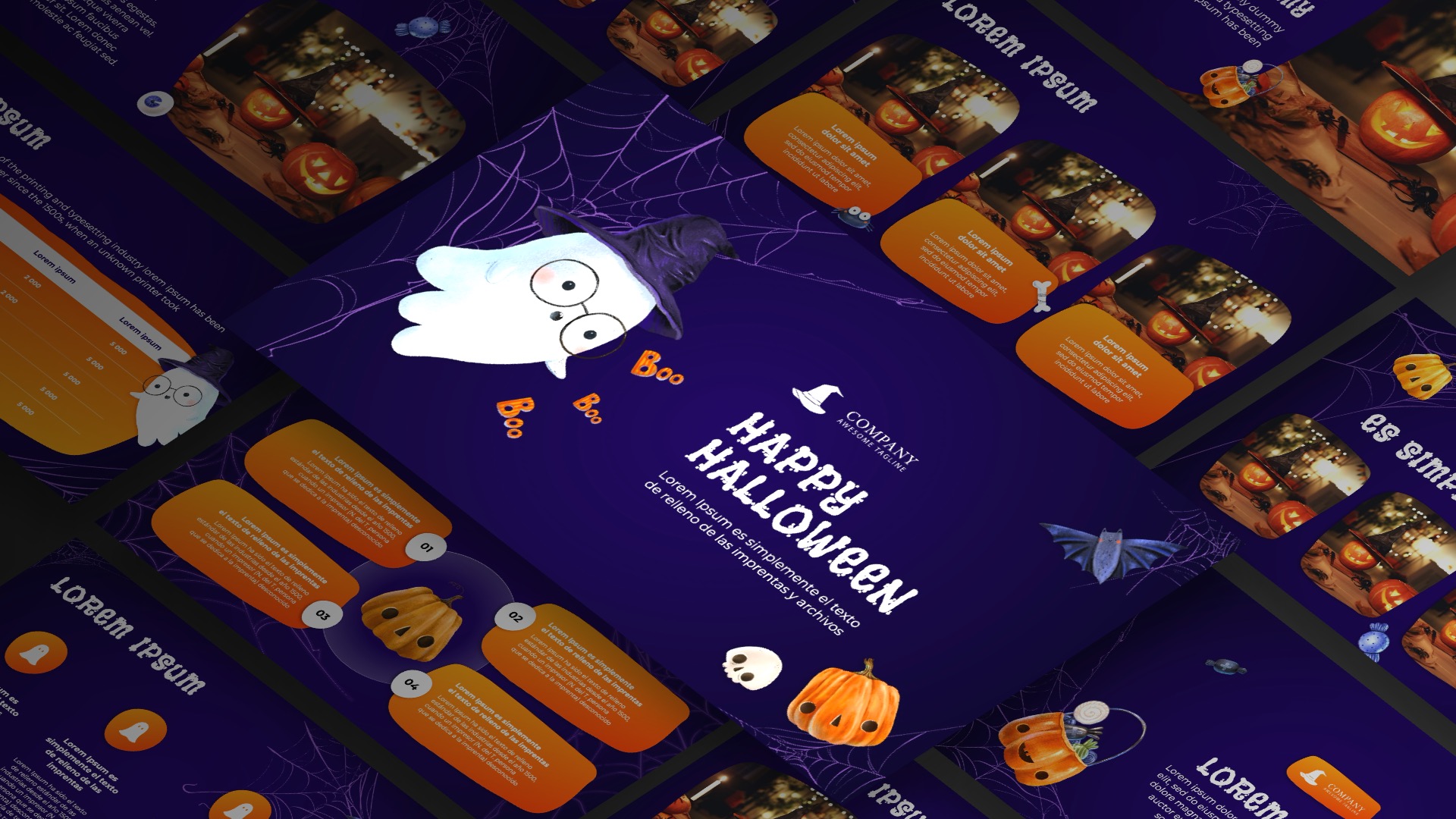 Presentation-template-Happy Halloween