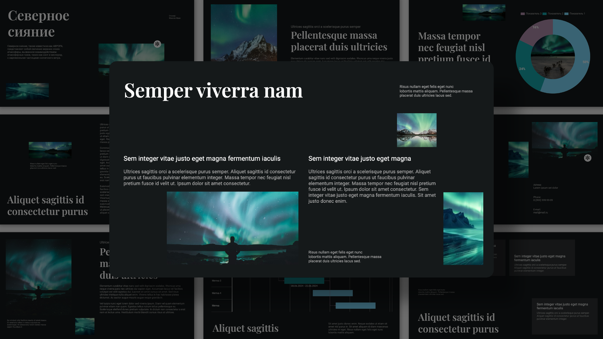 Presentation-template-Northern lights