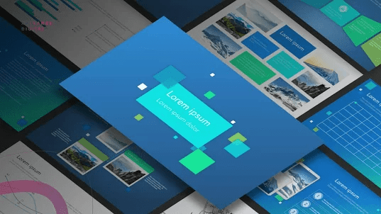 Presentation-template-Levitation pattern
