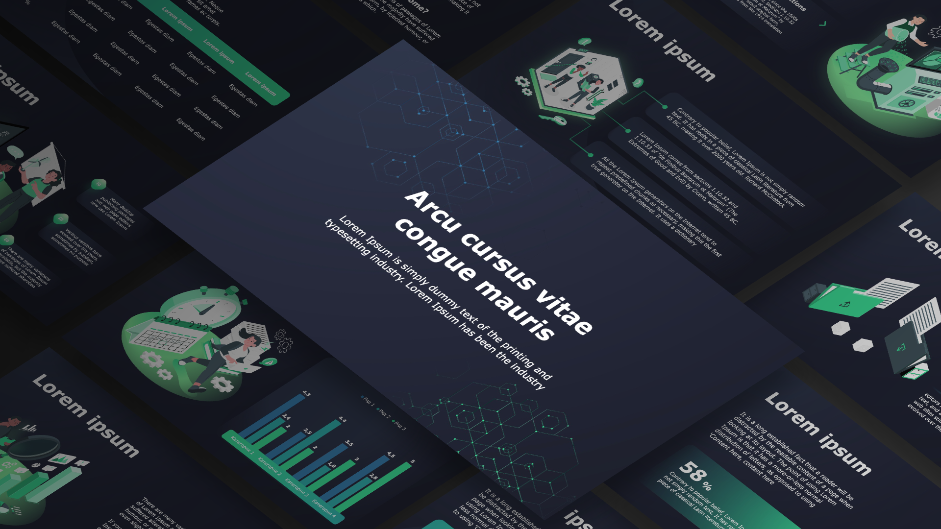 Presentation-template-Isometric