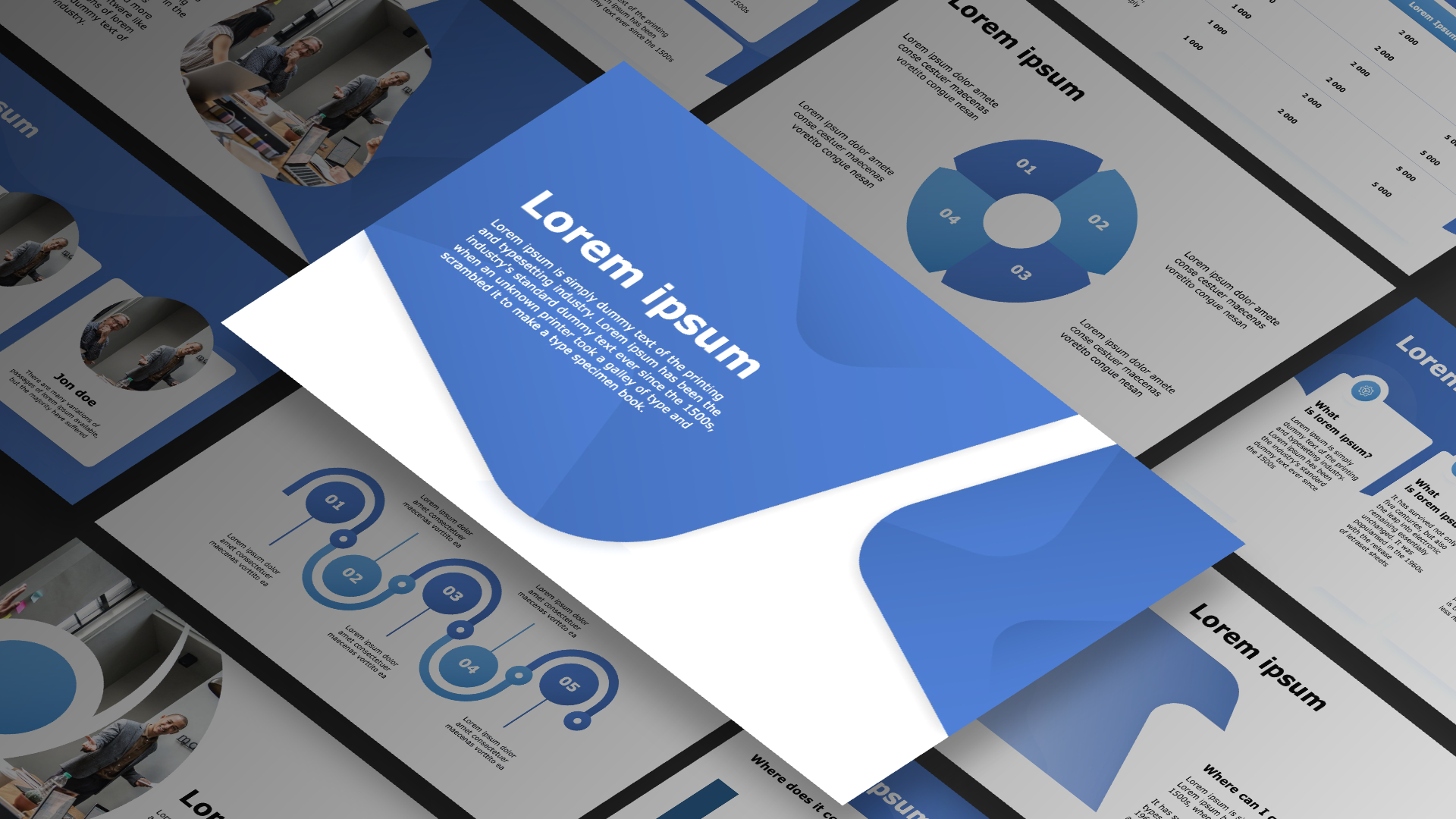 Presentation-template-White