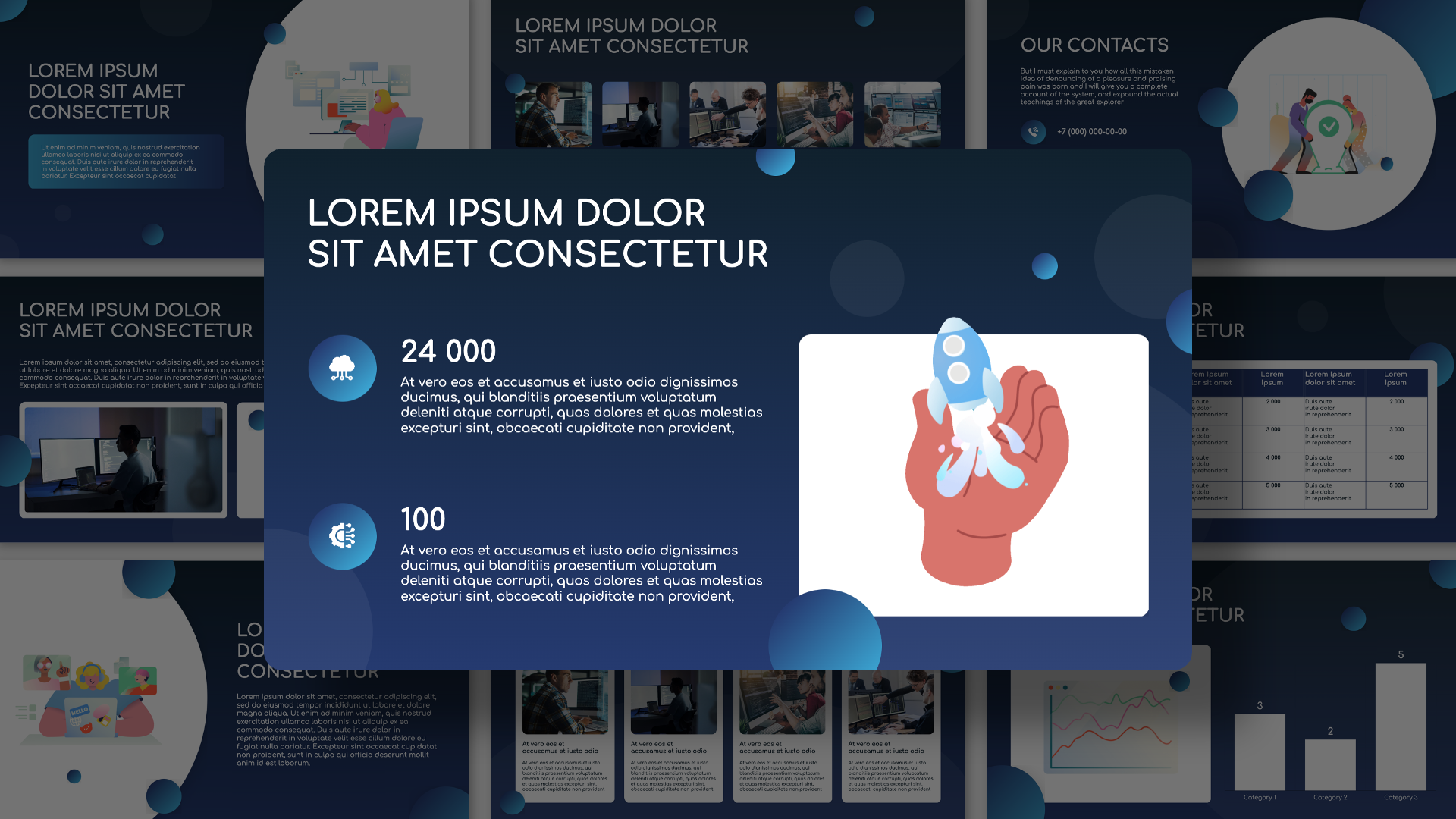 Presentation-template-Animated technology